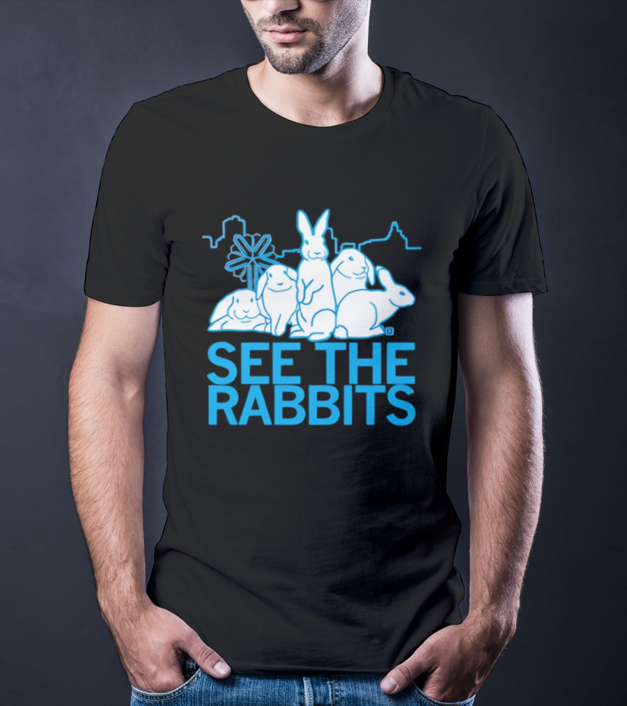 See The Rabbits Blue Bunny T-Shirt