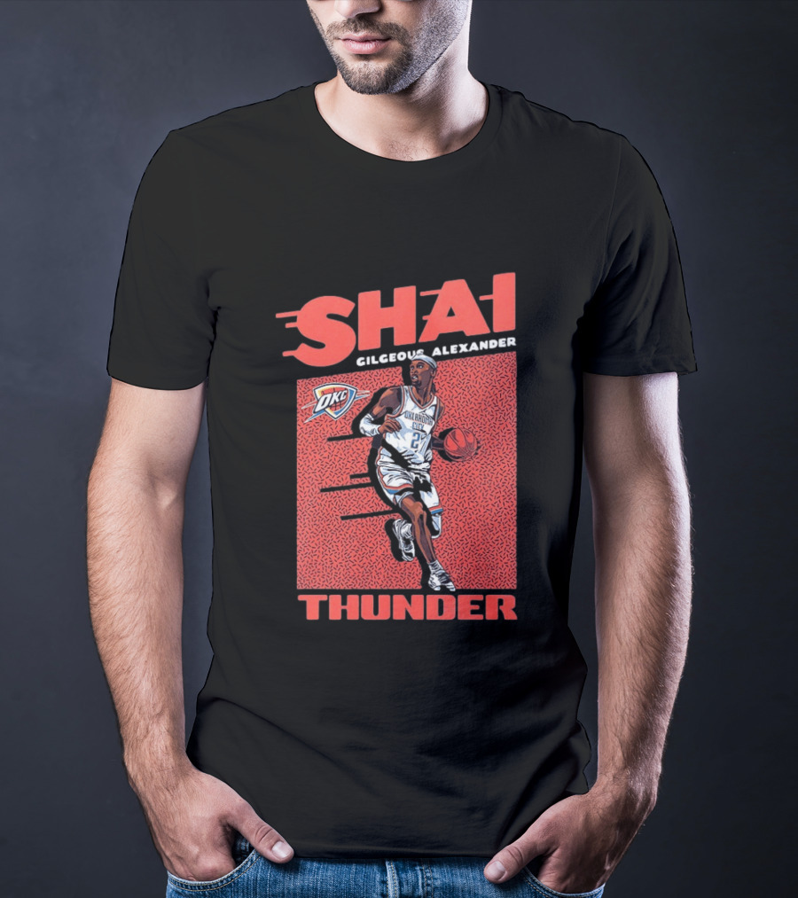 OKC Thunder Shai Gilgeous Alexander 2 Basketball MVP T-Shirt
