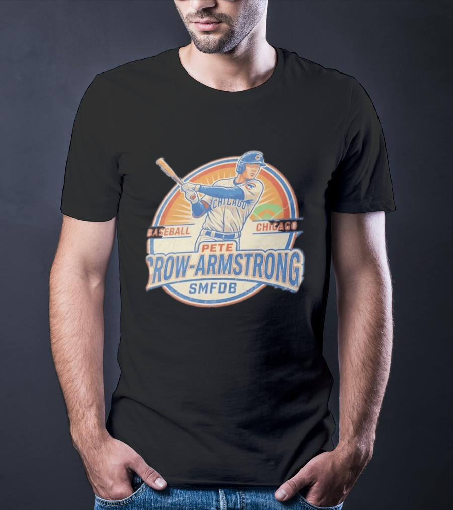 Pete Crow Armstrong Baseball Chicago Cubs SMFDB T-Shirt