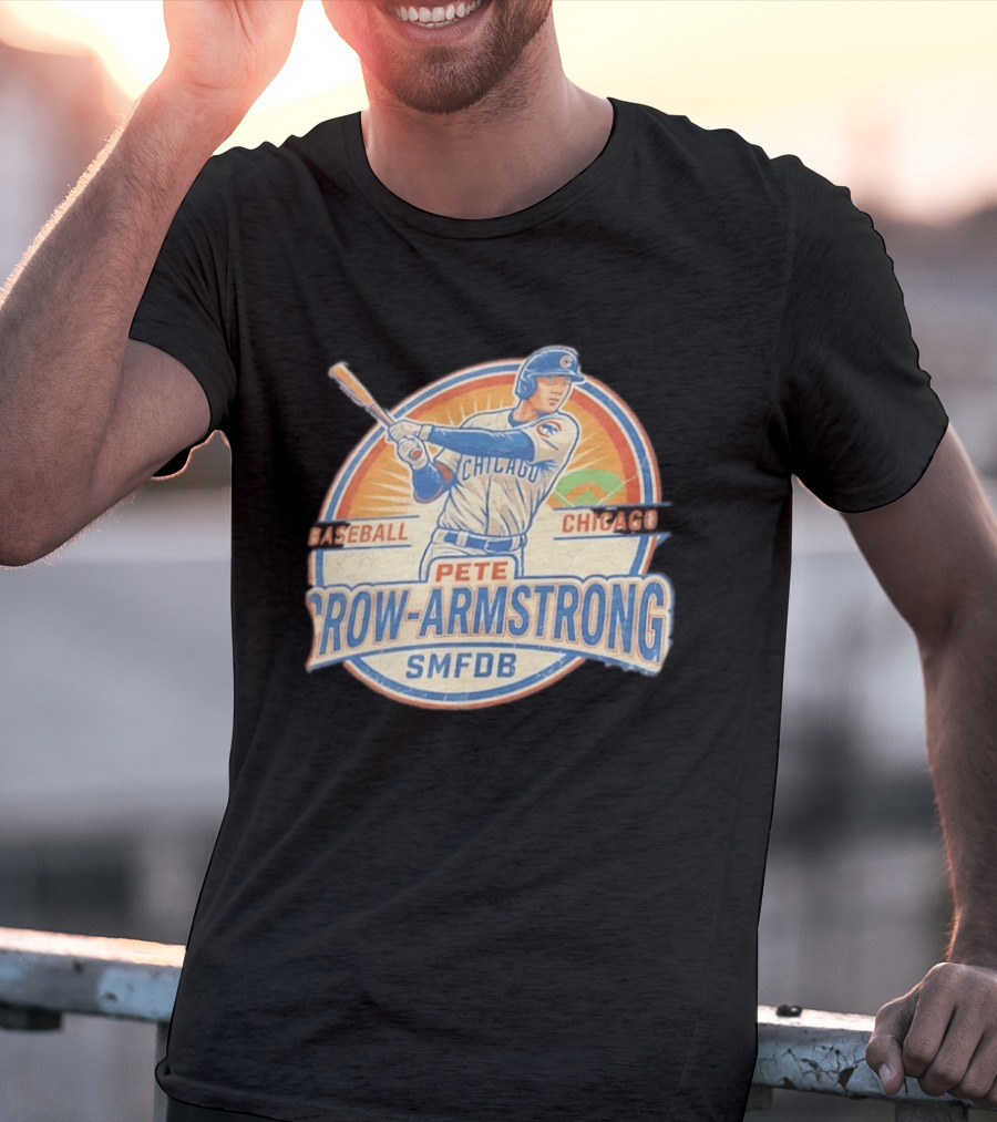 Pete Crow Armstrong Baseball Chicago Cubs SMFDB T-Shirt