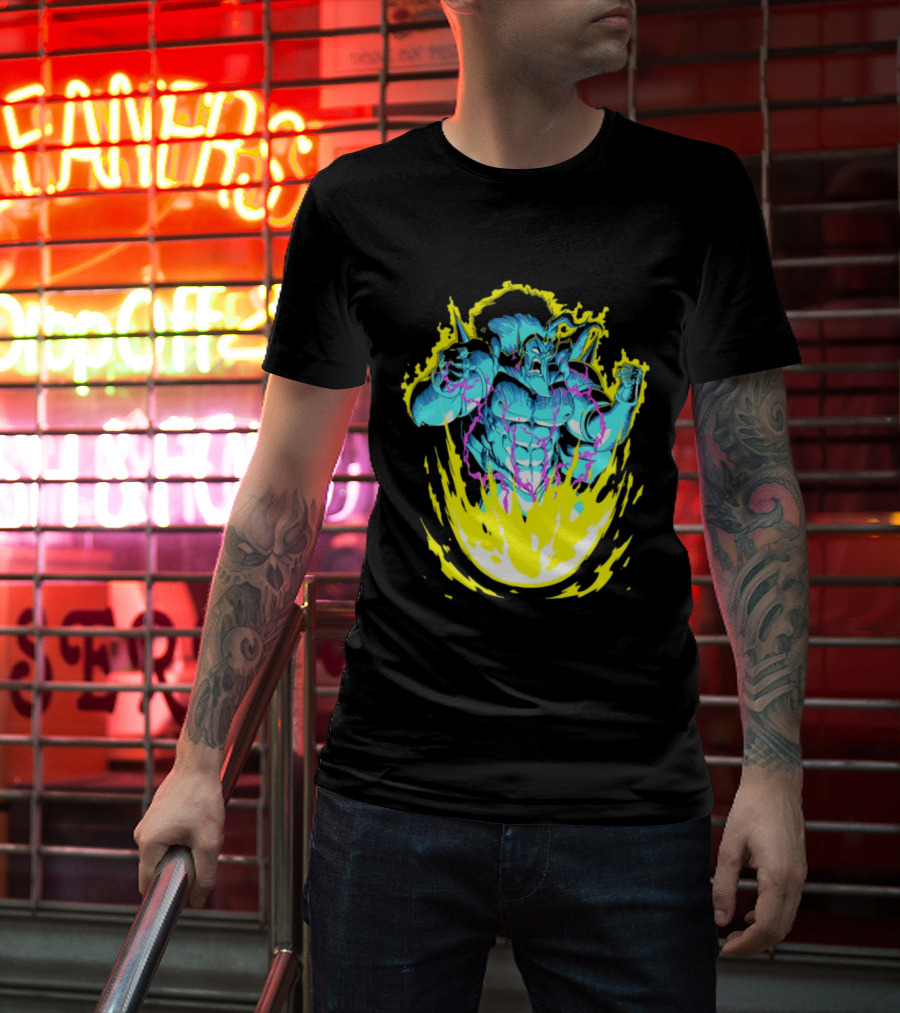 Starbarians Killgar Killgarian Rage Burst With Electric Energy T-Shirt