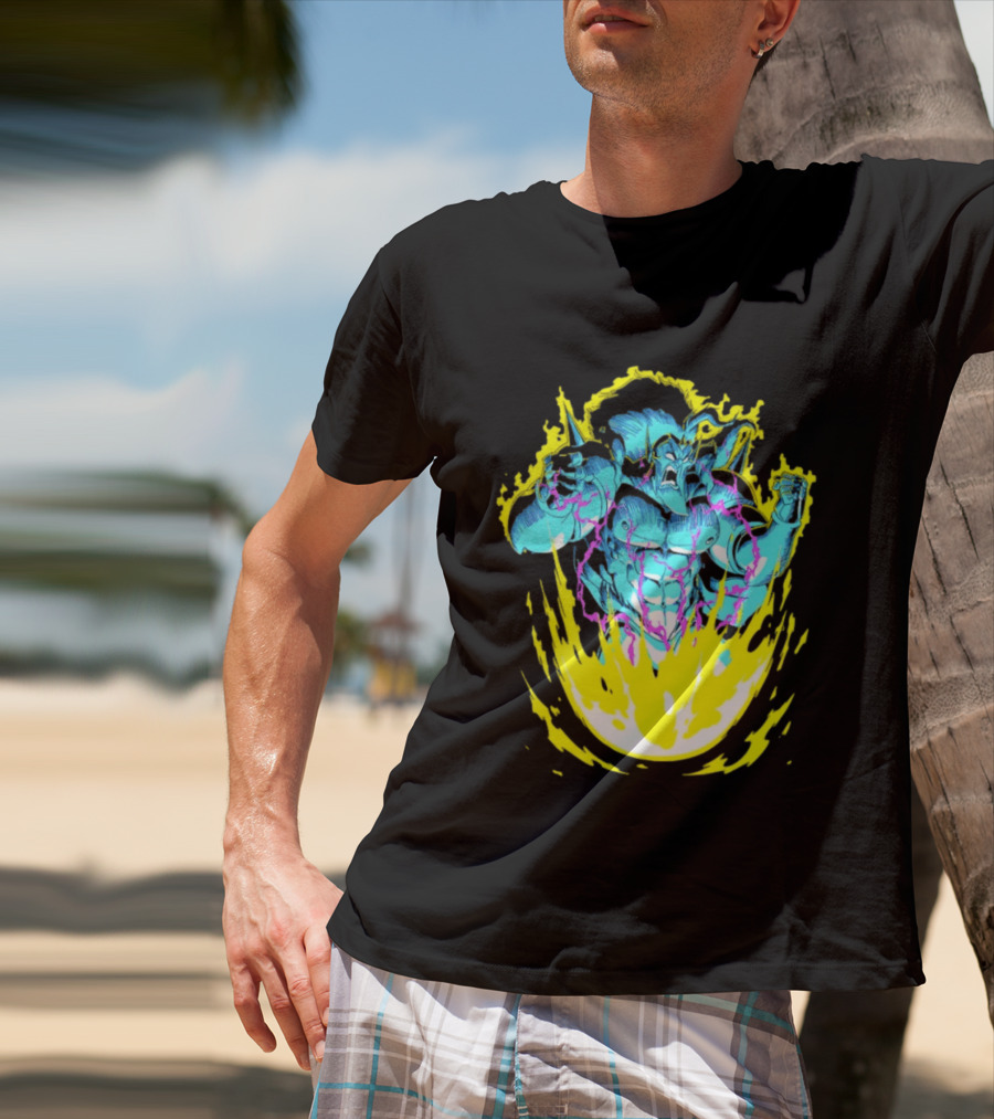Starbarians Killgar Killgarian Rage Burst With Electric Energy T-Shirt