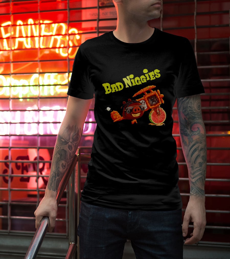 Bad Niggies Angry Birds T-Shirt