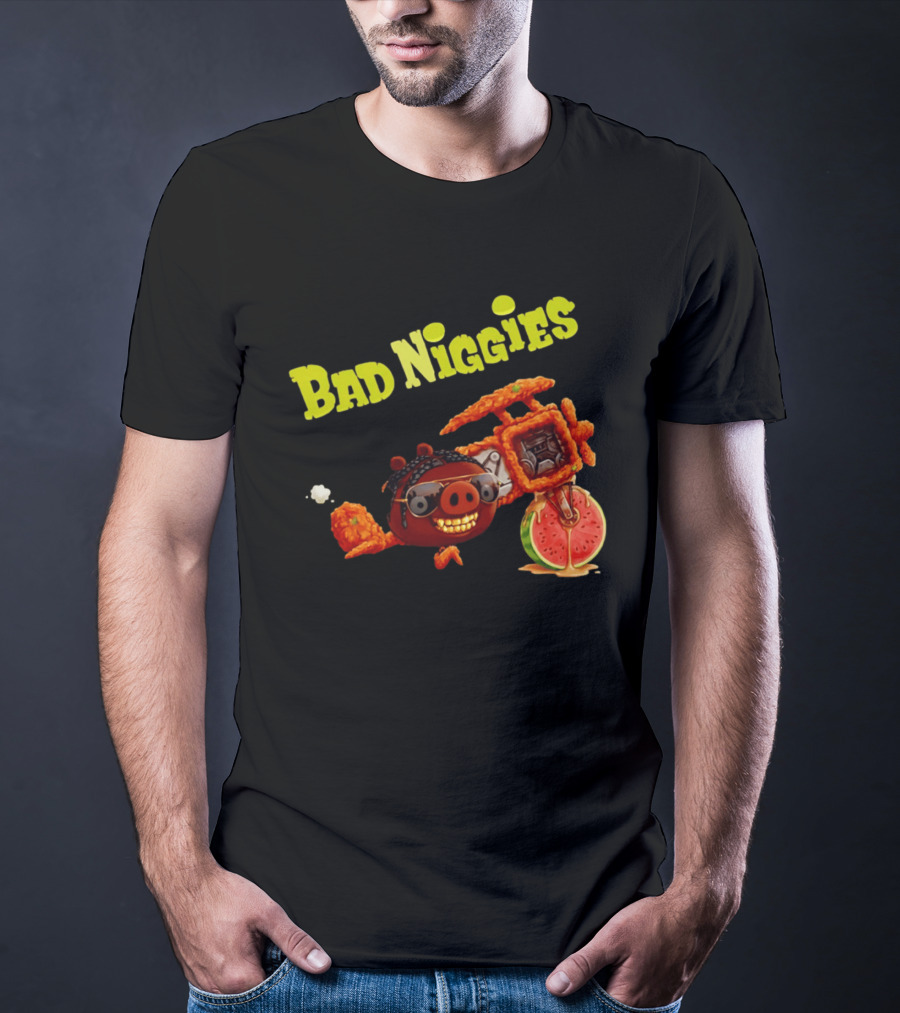 Bad Niggies Angry Birds T-Shirt