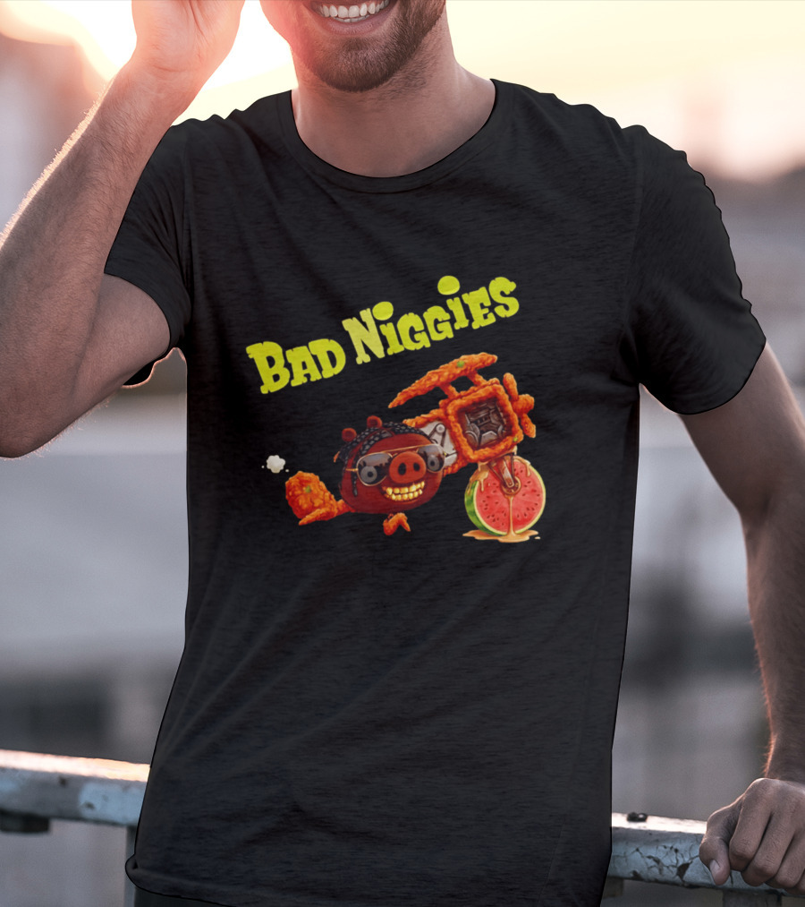 Bad Niggies Angry Birds T-Shirt