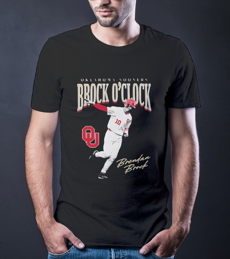 Brendan Brock Oklahoma Sooners Brock O' Baseball T-Shirt