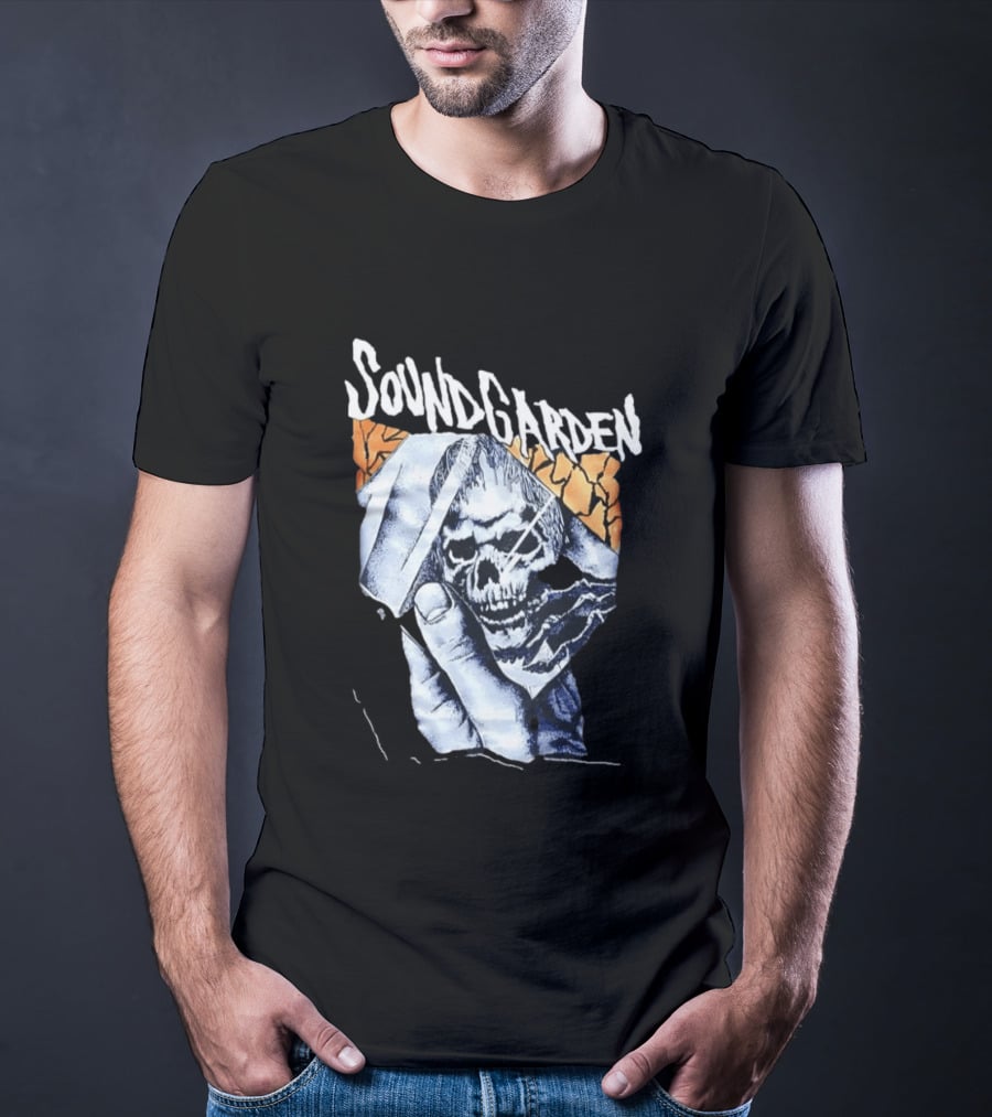 Soundgarden Skull Hand Broken Glass T-Shirt
