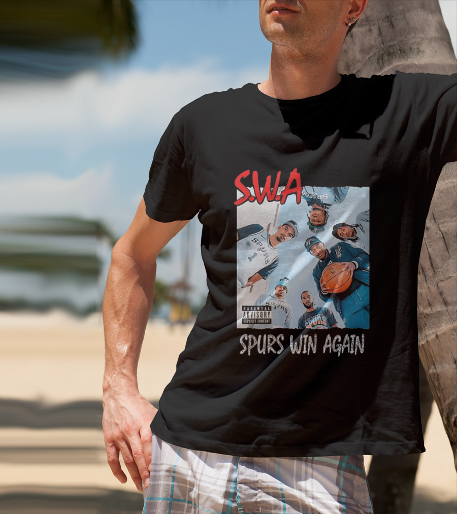 SWA Spurs Win Again San Antonio Spurs Straight Outta Compton T-Shirt