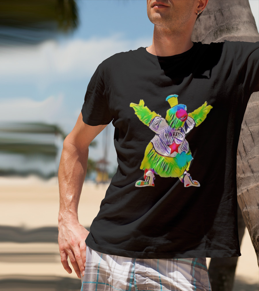 Philly Phillie Phanatic Baseball Mascot Celebration T-Shirt