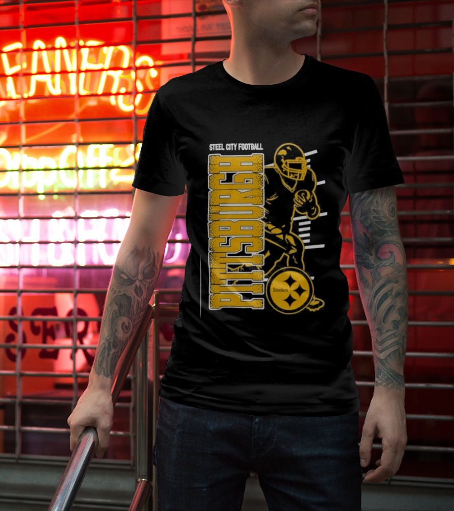 Steel City Football Pittsburgh Steelers Train T-Shirt