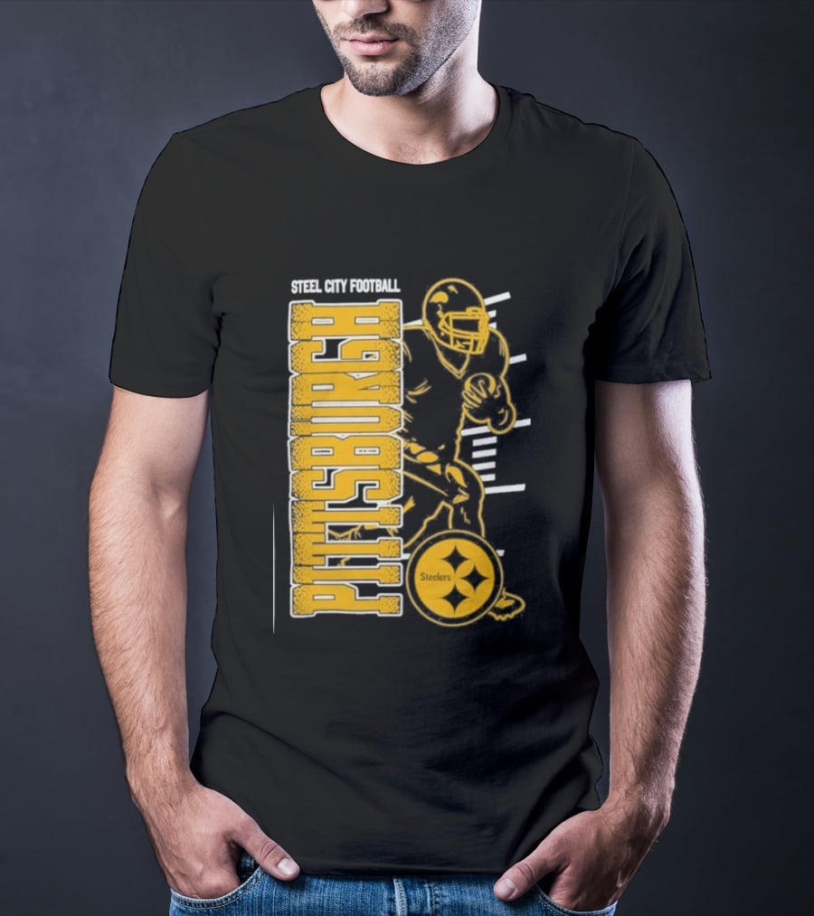 Steel City Football Pittsburgh Steelers Train T-Shirt