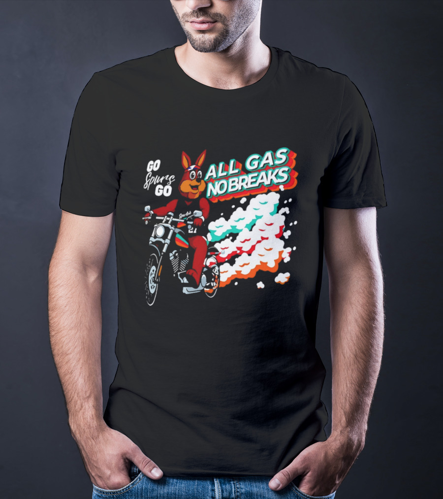 San Antonio Spurs Coyote Go Spurs Go All Gas No Breaks T-Shirt