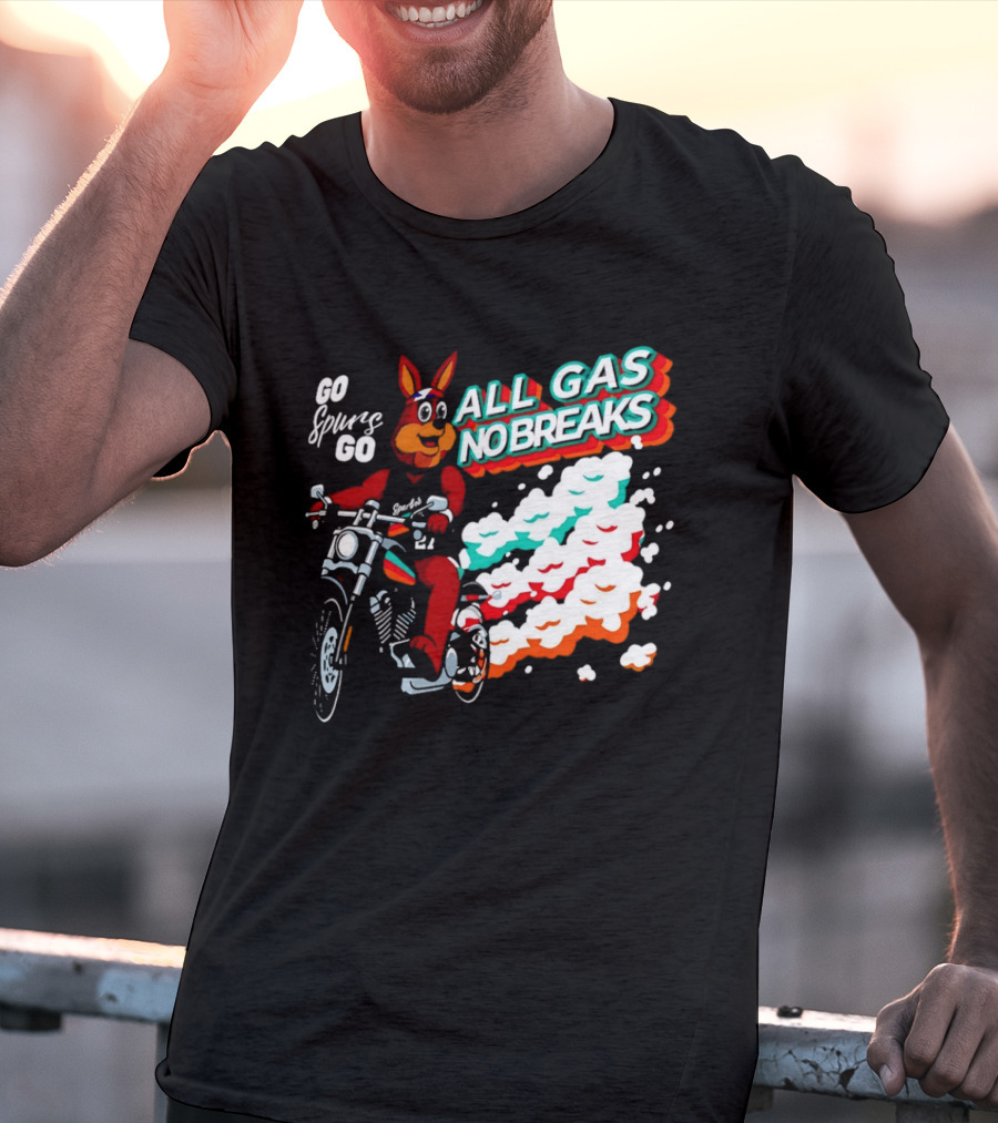 San Antonio Spurs Coyote Go Spurs Go All Gas No Breaks T-Shirt
