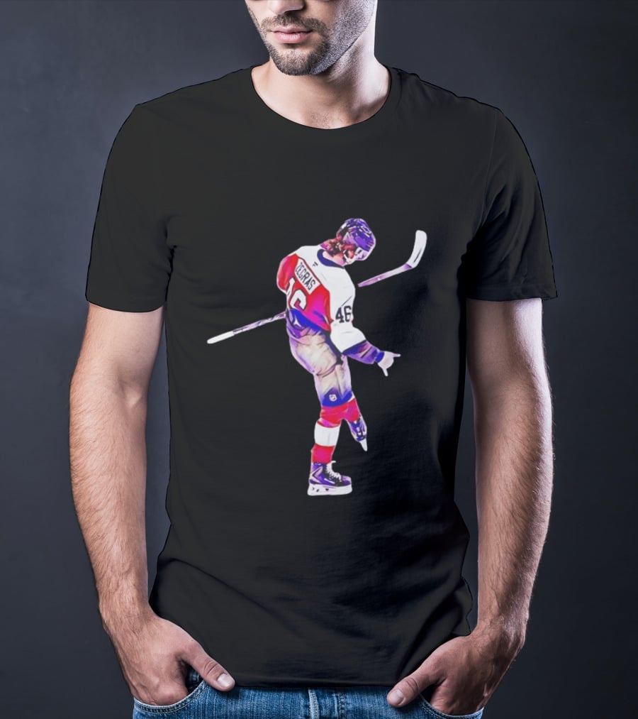Trevor Zegras 46 Anaheim Ducks Hockey Celebration T-Shirt