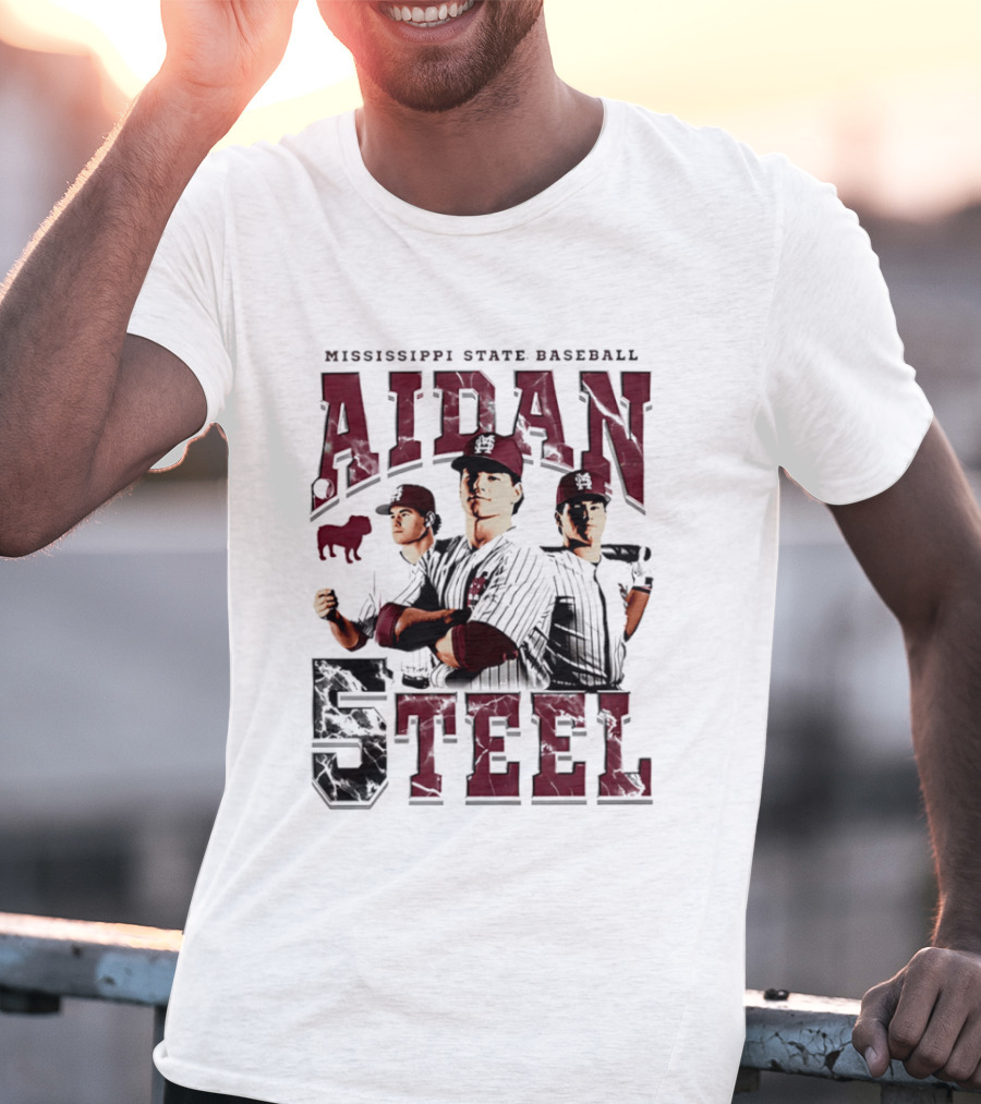 Mississippi State Baseball Aidan Teel 5 T-Shirt