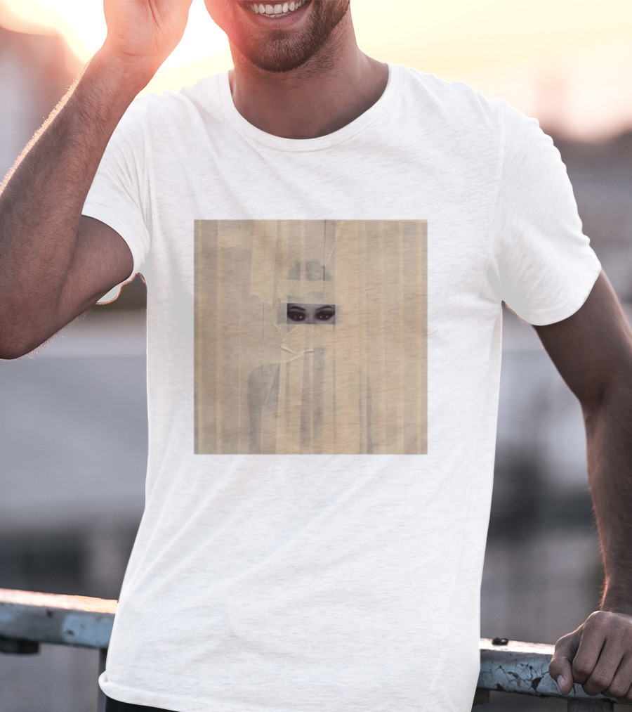 Habibti Drake 2026 Album Cover Mysterious Eyes Behind Curtains T-Shirt