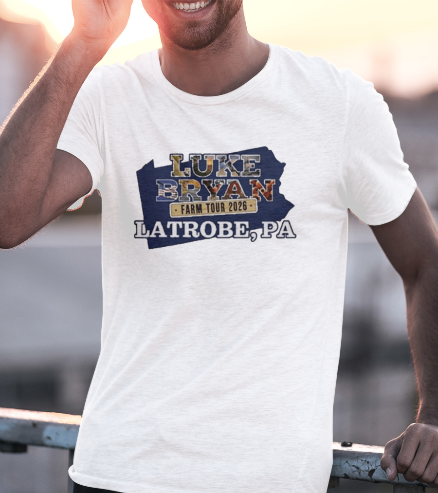 Luke Bryan Farm Tour 2026 Latrobe PA T-Shirt