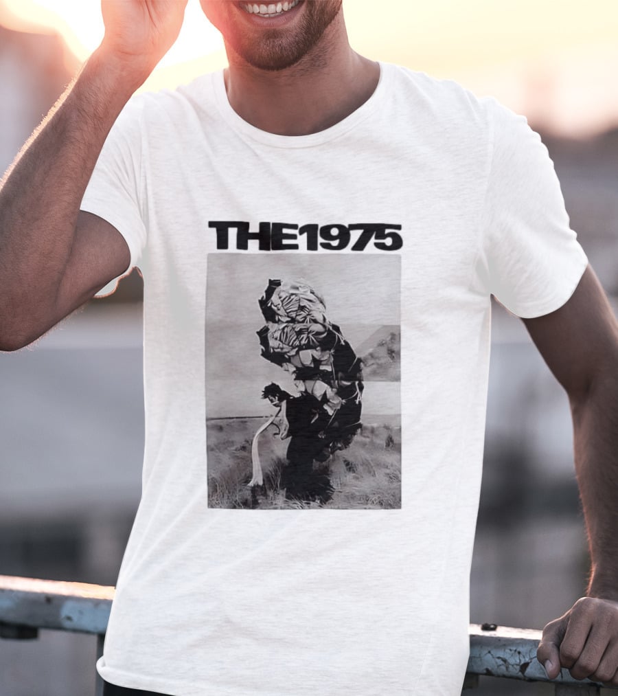 The 1975 Abstract Monochrome Figure And Floral Compilation T-Shirt