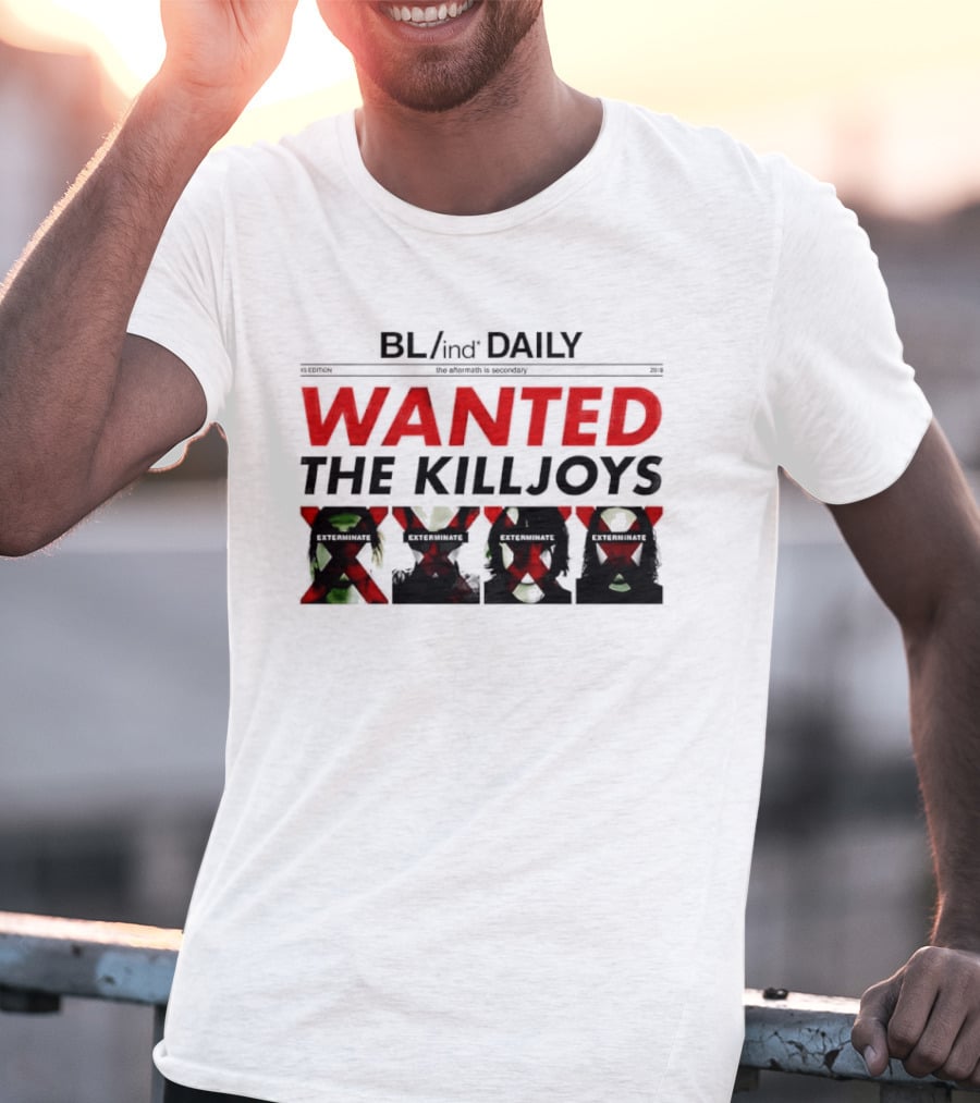 BL/ind Daily Wanted The Killjoys Danger Days Album T-Shirt
