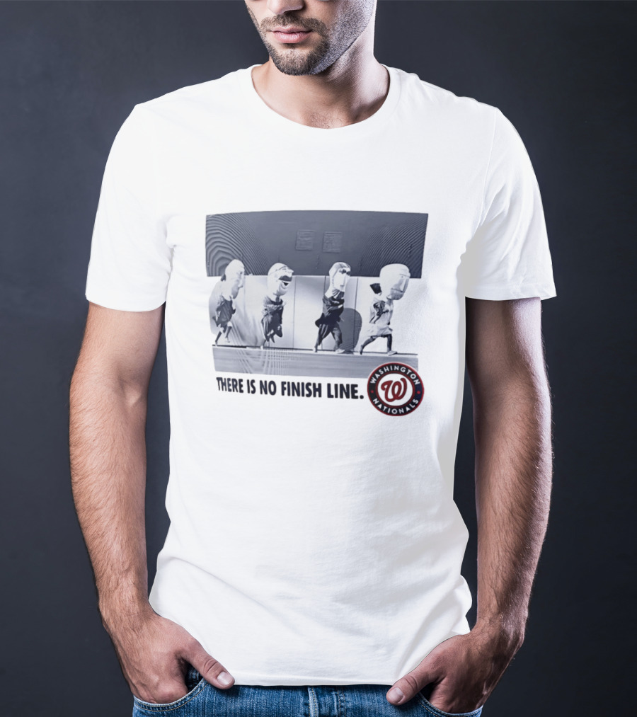 Washington Nationals There Is No Finish Line Racing Presidents T-Shirt
