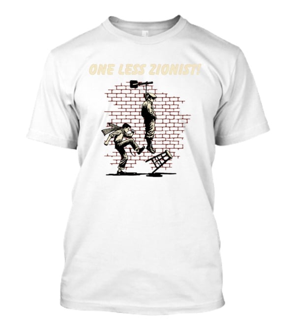 Alex American IDF One Less Zionist T-Shirt