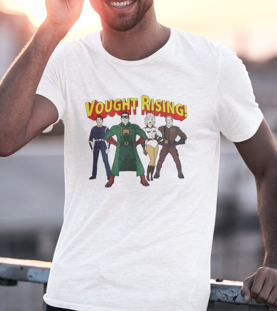 Vought Rising The Boys Superhero Team Vought International Characters T-Shirt