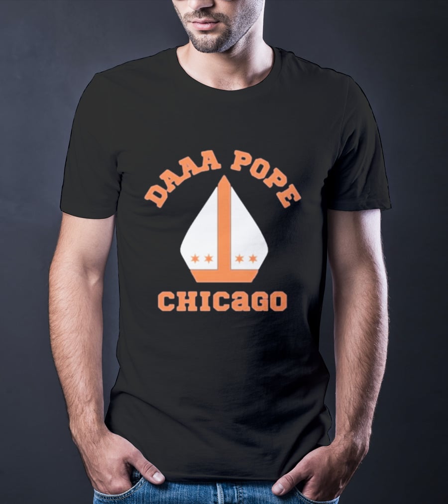 Daaa Pope Chicago Bears Miter Hat Mike Ditka T-Shirt