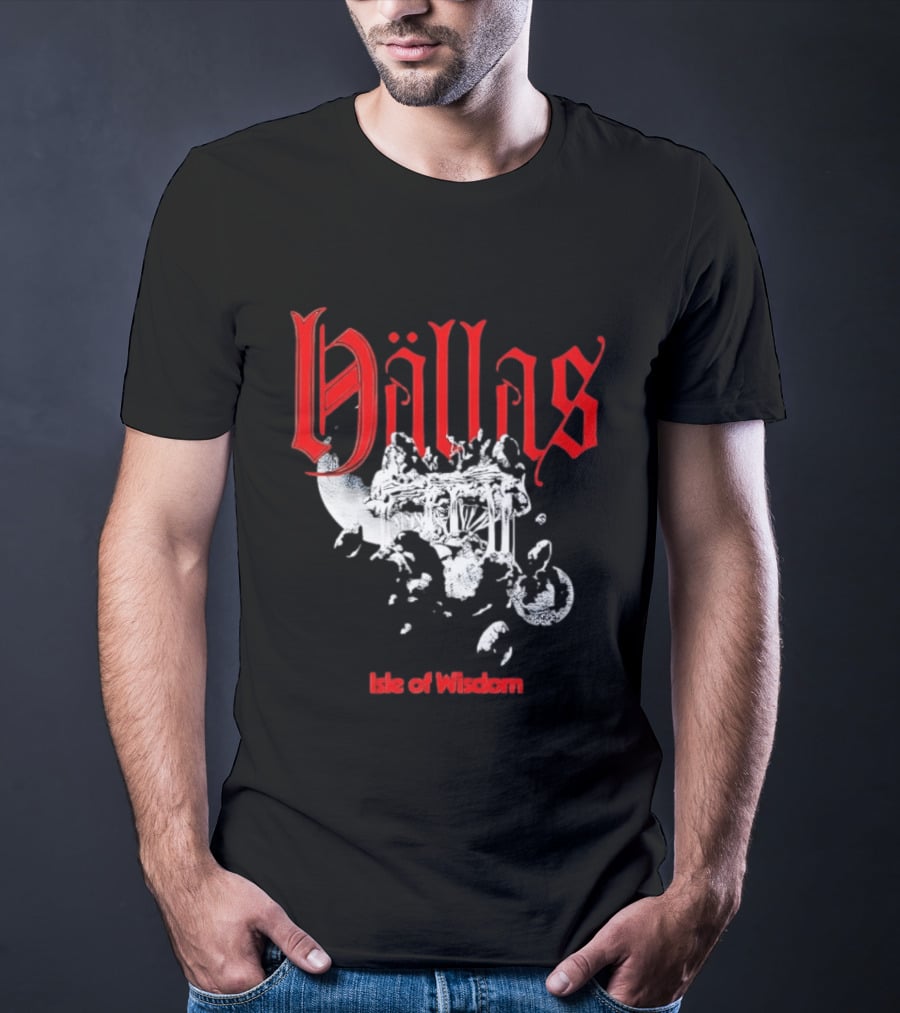 Hallas Isle Of Wisdom Floating Island Fantasy T-Shirt