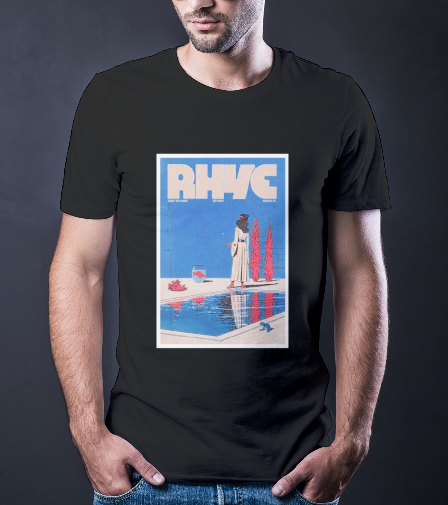 Rhye Zeyzey Poolside May 24 2026 Miami FL Retro Vibe T-Shirt