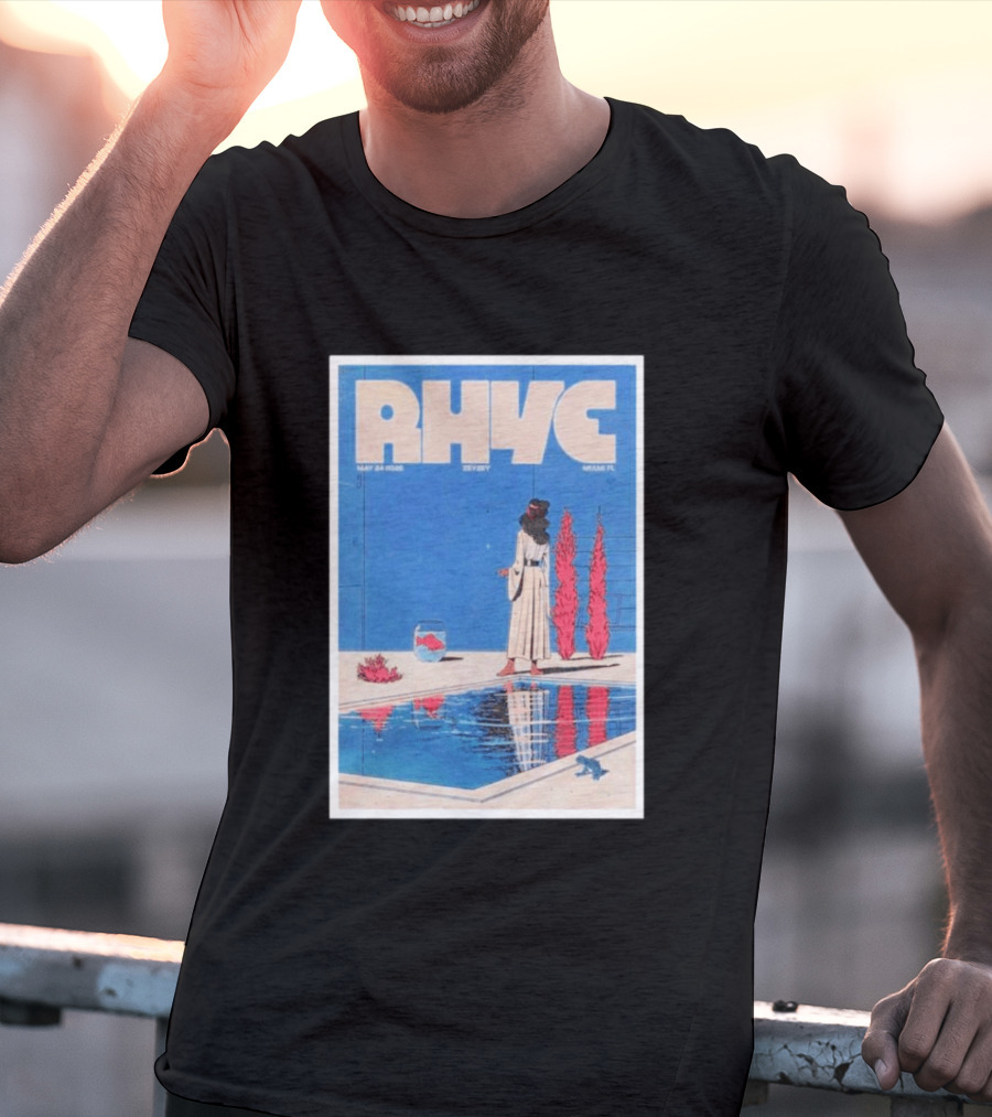 Rhye Zeyzey Poolside May 24 2026 Miami FL Retro Vibe T-Shirt