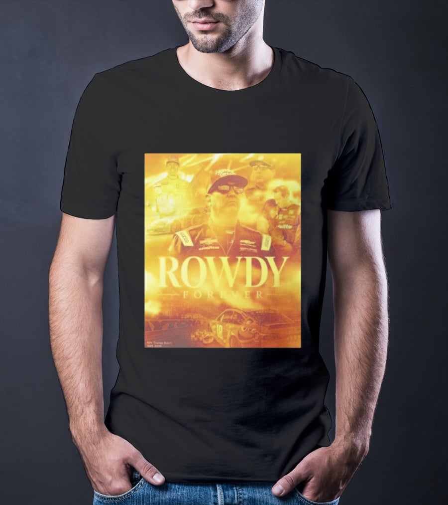 Kyle Busch Rowdy Forever Racing Daytona NASCAR 1985 2026 T-Shirt