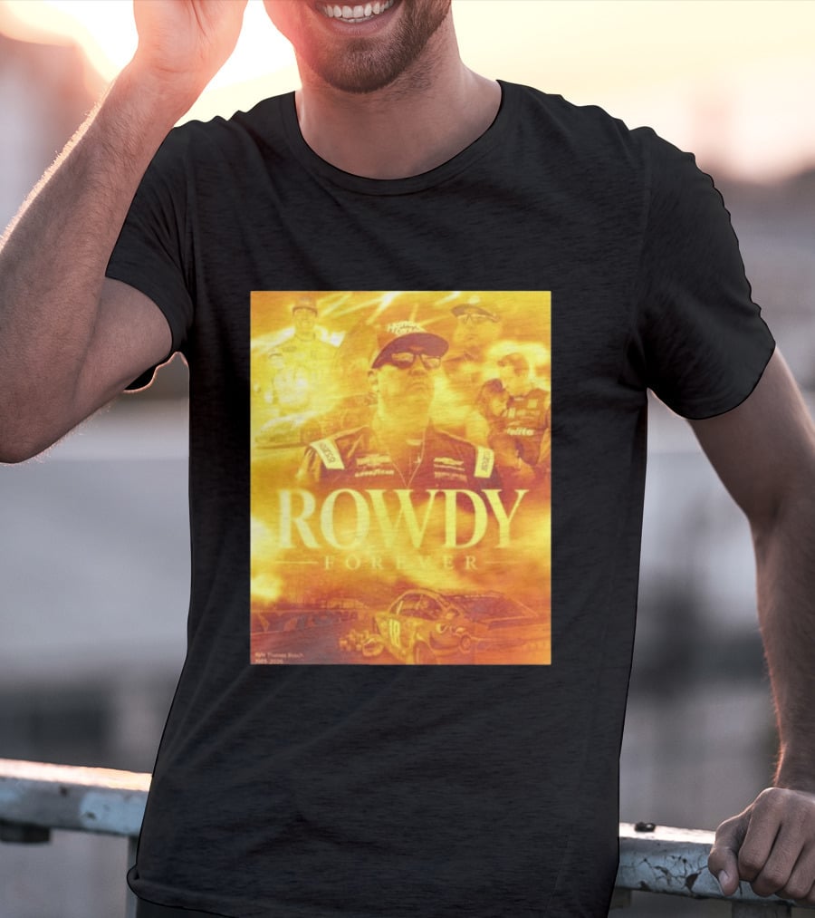 Kyle Busch Rowdy Forever Racing Daytona NASCAR 1985 2026 T-Shirt