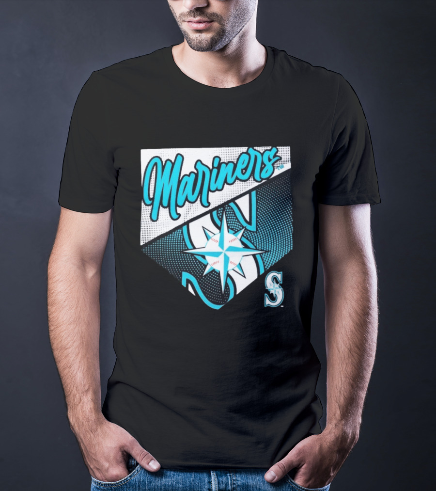 Mariners Compass Baseball Seattle Mariners T-Shirt
