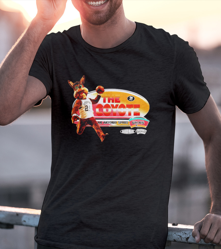 The Coyote 21 San Antonio Spurs Fans Karmanac T-Shirt