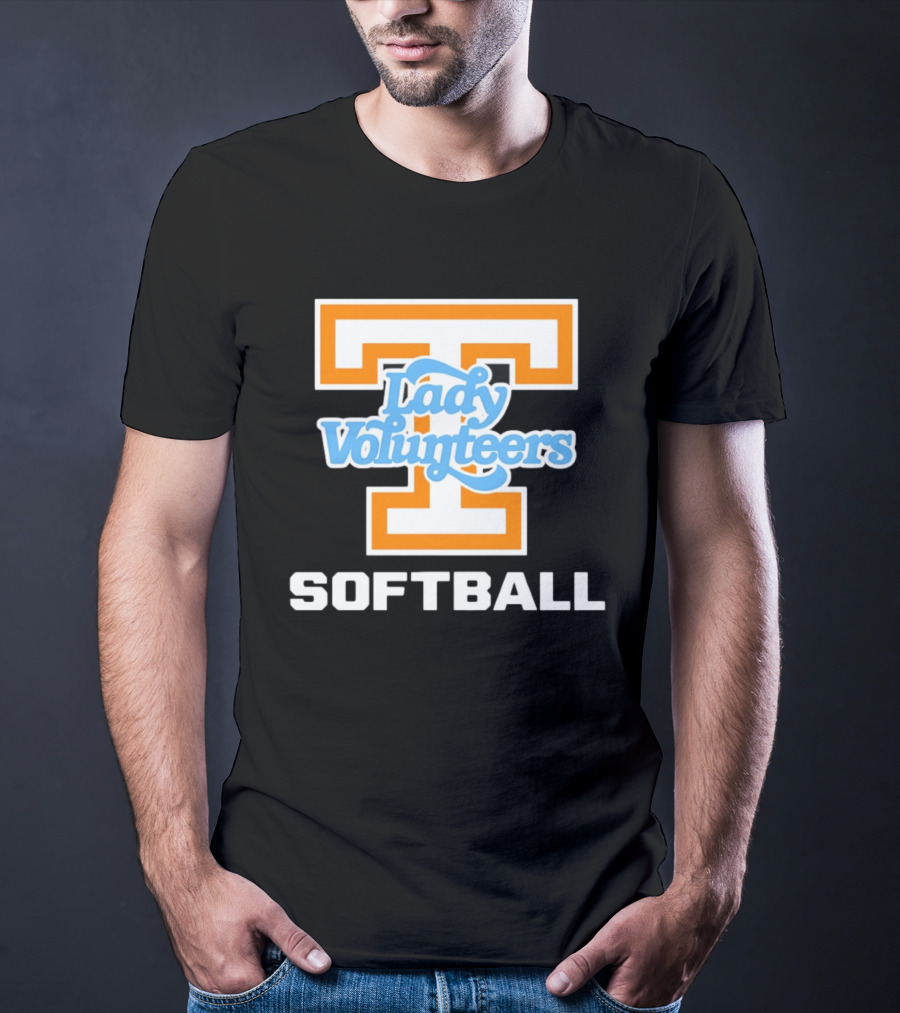 University Of Tennessee Lady Volunteers Orange Softball Team T-Shirt