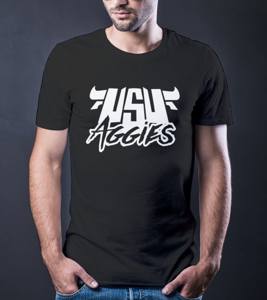 USU Aggies Horned Utah State University T-Shirt