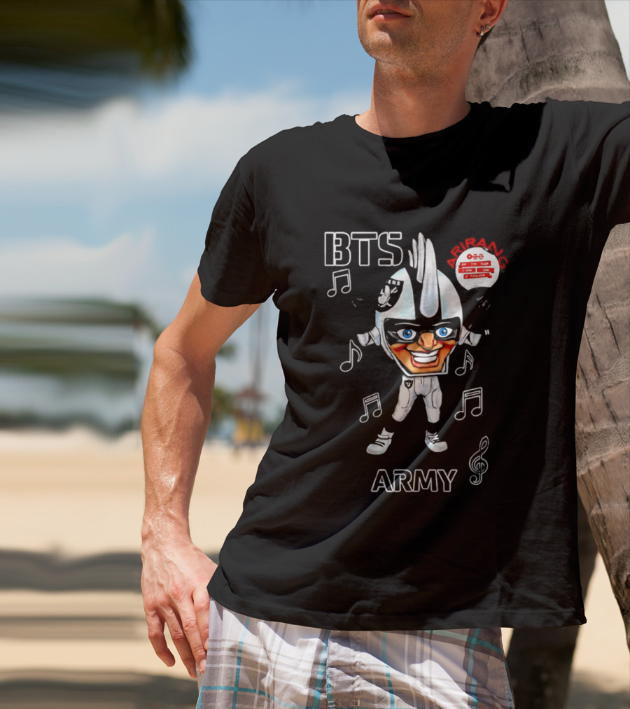BTS ARMY Las Vegas Raiders World Tour 2026 Arirang T-Shirt