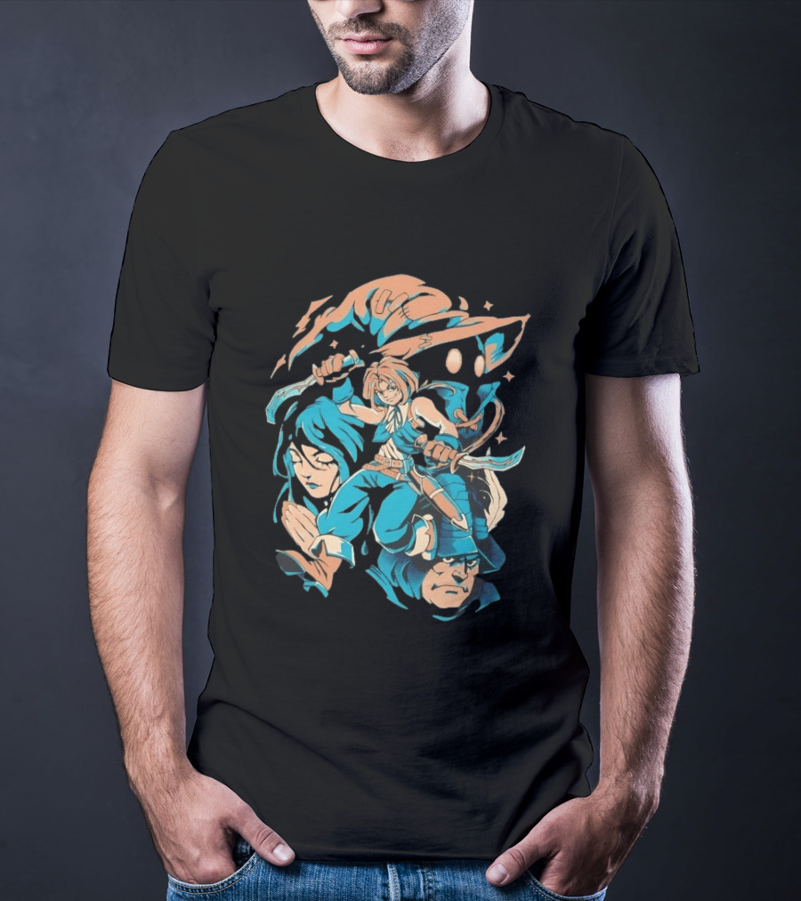 Final Fantasy IX Zidane Tribal Epic Adventure Thief T-Shirt