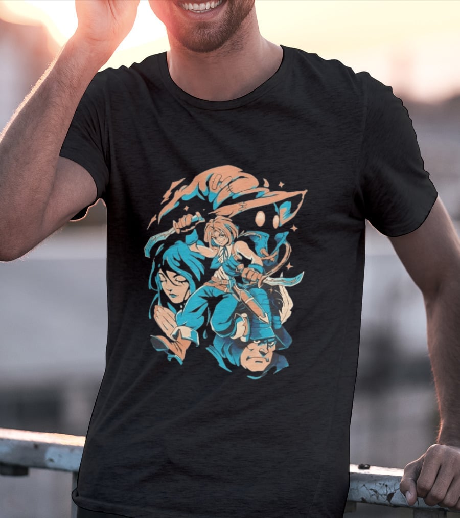 Final Fantasy IX Zidane Tribal Epic Adventure Thief T-Shirt