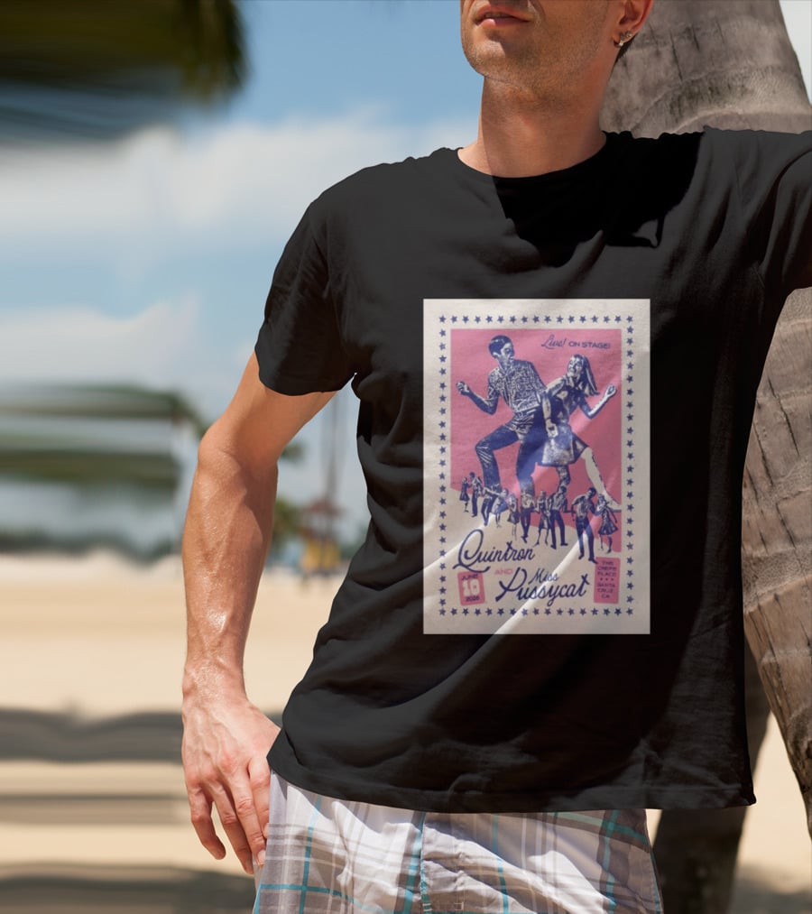 Quintron And Miss Pussycat Live On Stage June 10 2026 Santa Cruz CA Tour T-Shirt