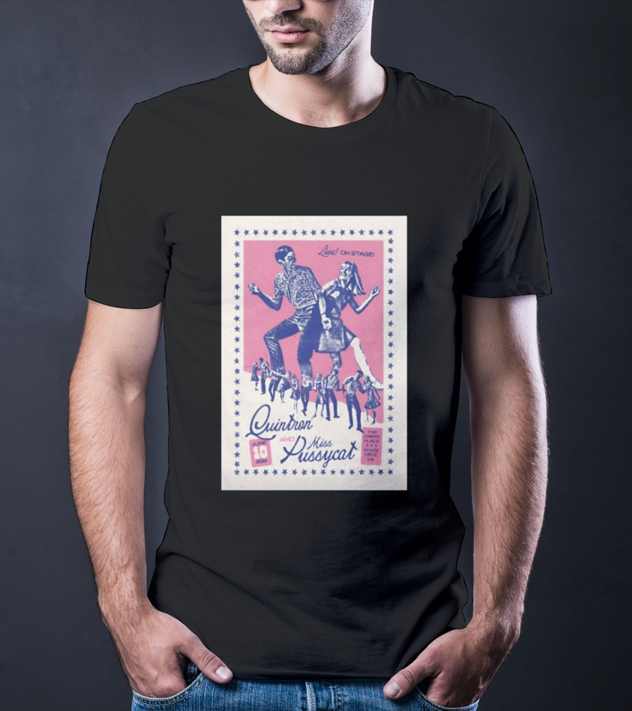 Quintron And Miss Pussycat Live On Stage June 10 2026 Santa Cruz CA Tour T-Shirt