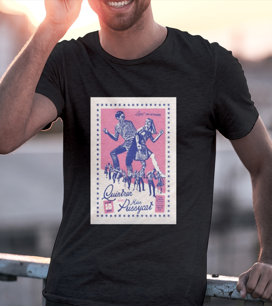 Quintron And Miss Pussycat Live On Stage June 10 2026 Santa Cruz CA Tour T-Shirt