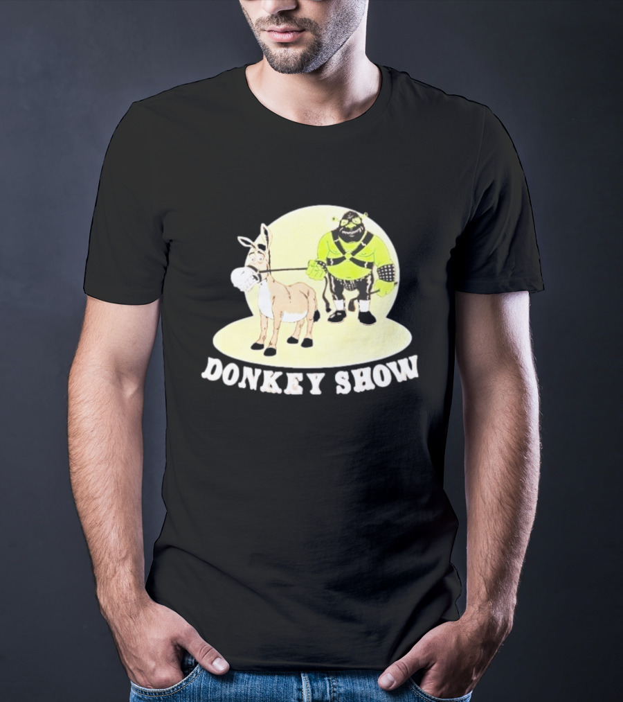 Shrek Gimp Donkey Show Leash T-Shirt