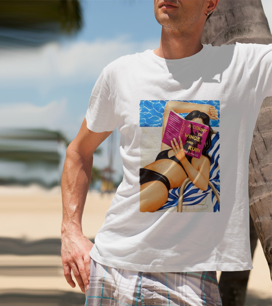 A Court Of Wings And Ruin Summer Poolside Reading Relaxation T-Shirt