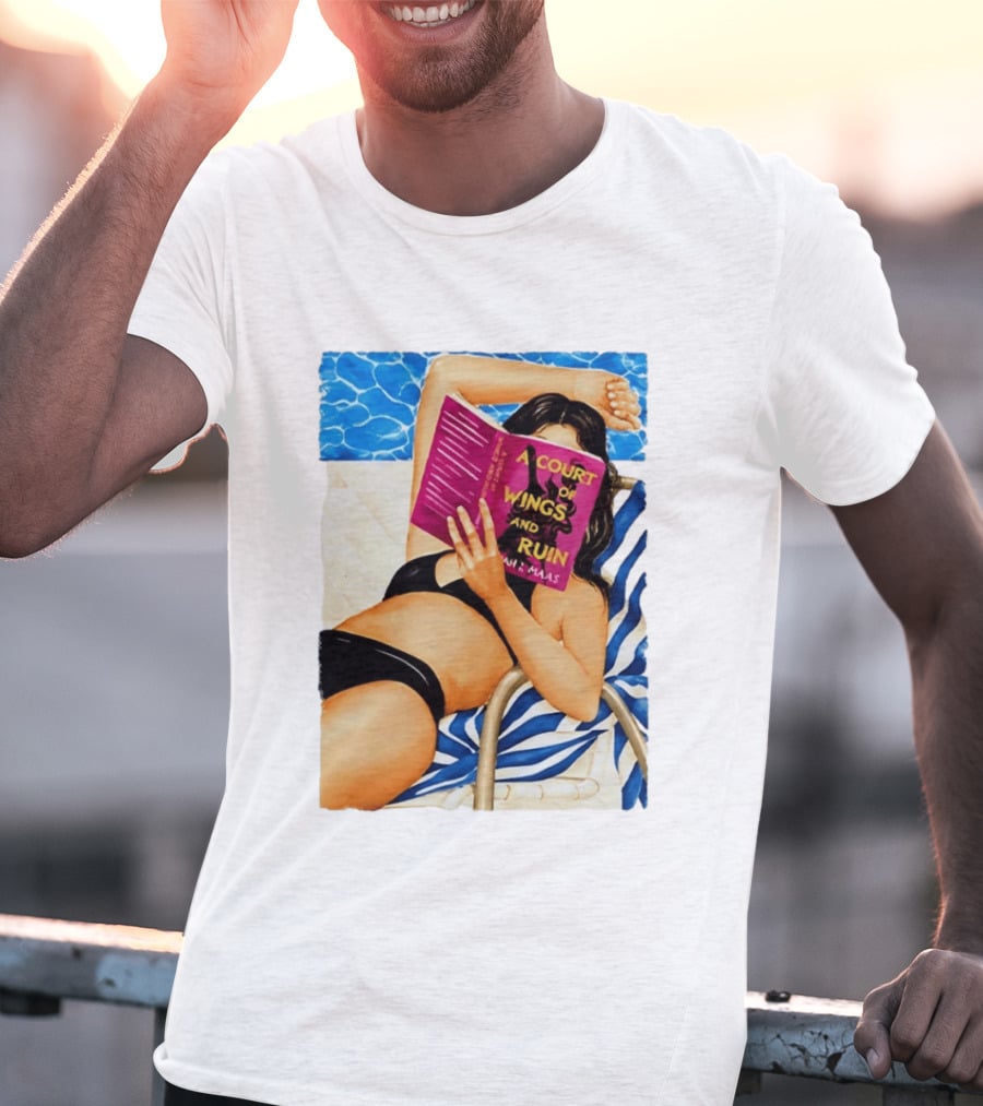 A Court Of Wings And Ruin Summer Poolside Reading Relaxation T-Shirt