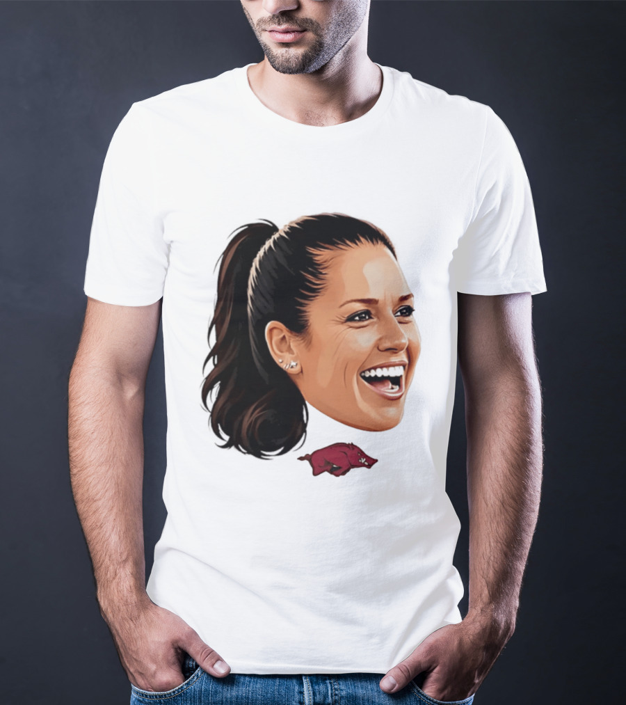 Arkansas Razorbacks Kailey Wyckoff Caricature Sports Team Fan Spirit T-Shirt