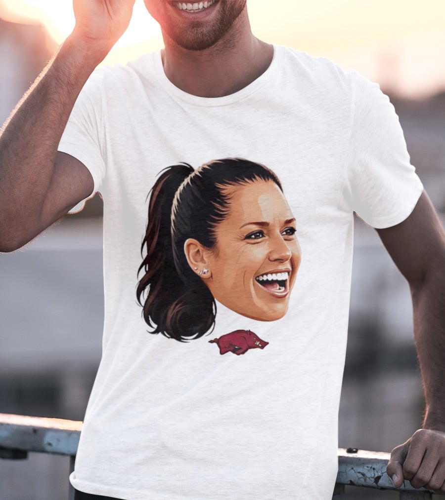 Arkansas Razorbacks Kailey Wyckoff Caricature Sports Team Fan Spirit T-Shirt