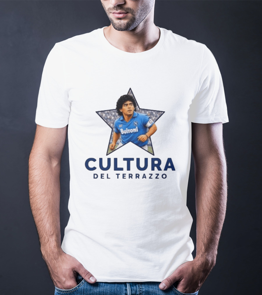 Diego Maradona Buitoni Napoli Cultura Del Terrazzo T-Shirt