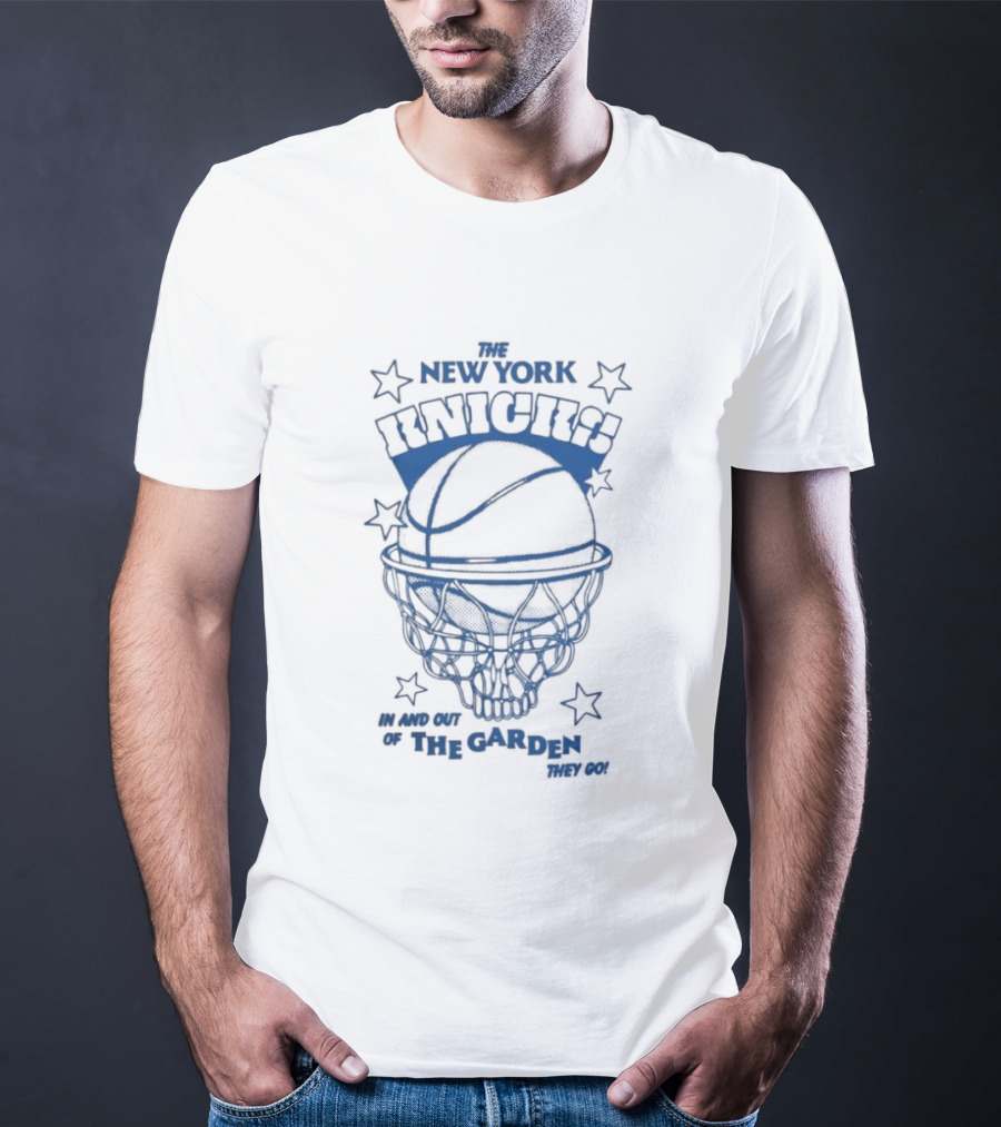 The New York Knicks Grateful Dead Steal Your Face Basketball In And Out Of The Garden T-Shirt