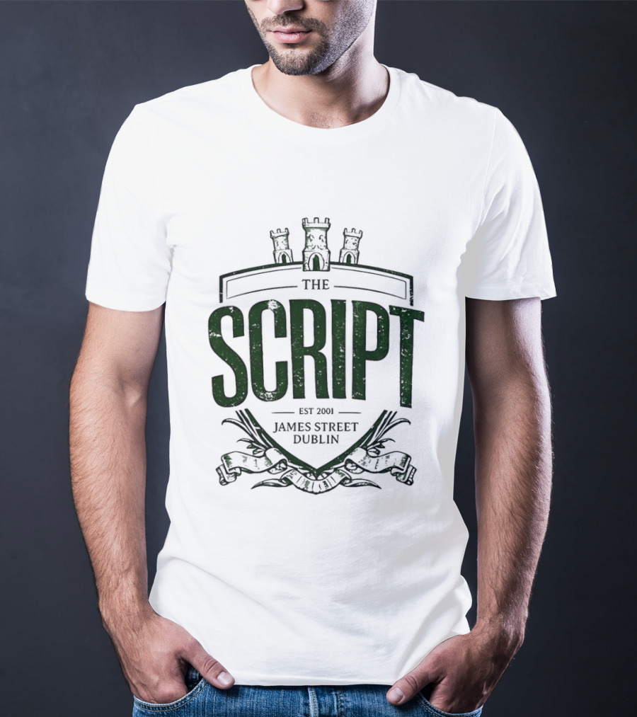 The Script James Street Dublin 2026 Tour Crest T-Shirt